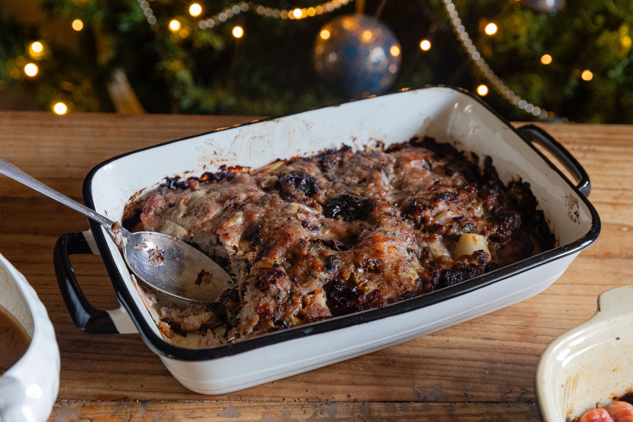 Pork, Prunes in Armagnac, Shallot & Sage Stuffing