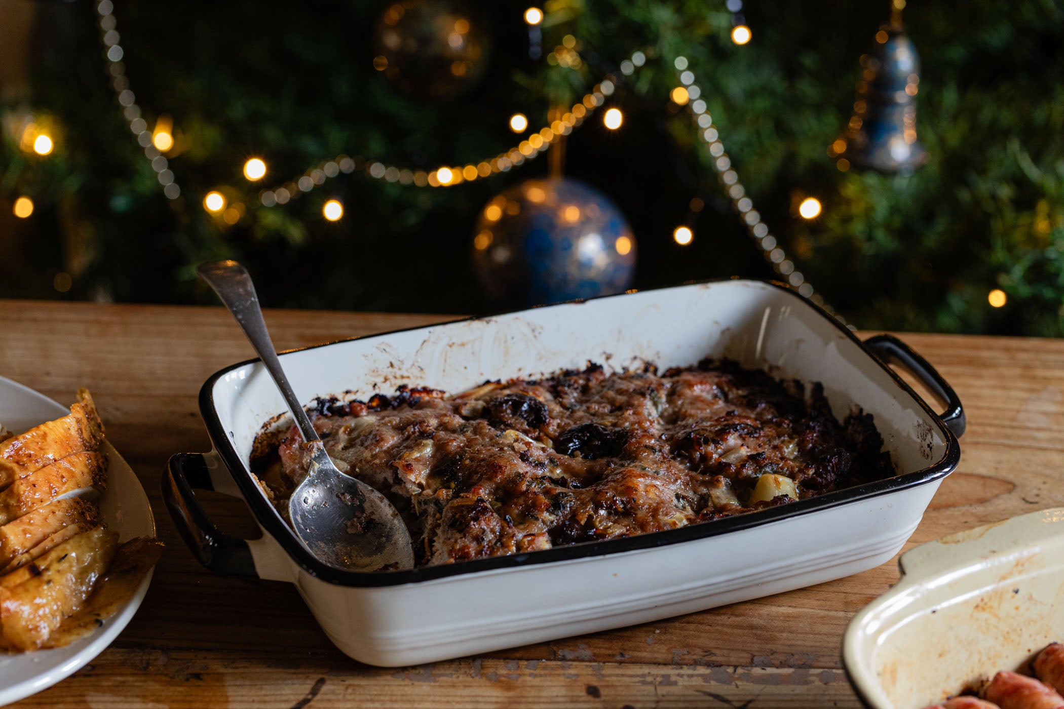 Pork, Prunes in Armagnac, Shallot & Sage Stuffing