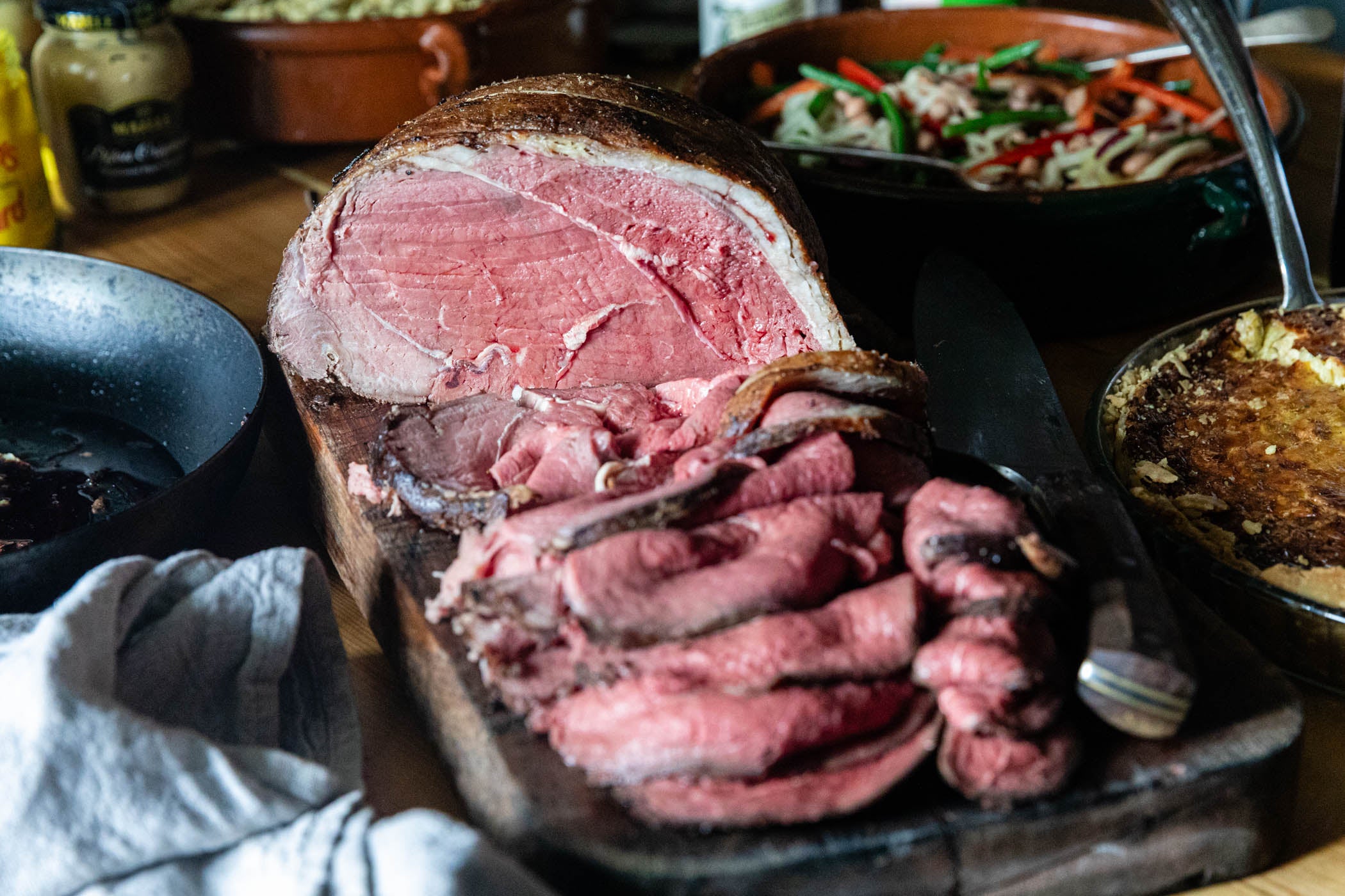 Pellet Grill Smoked Sirloin Roast Bottom Round Top Round Roast