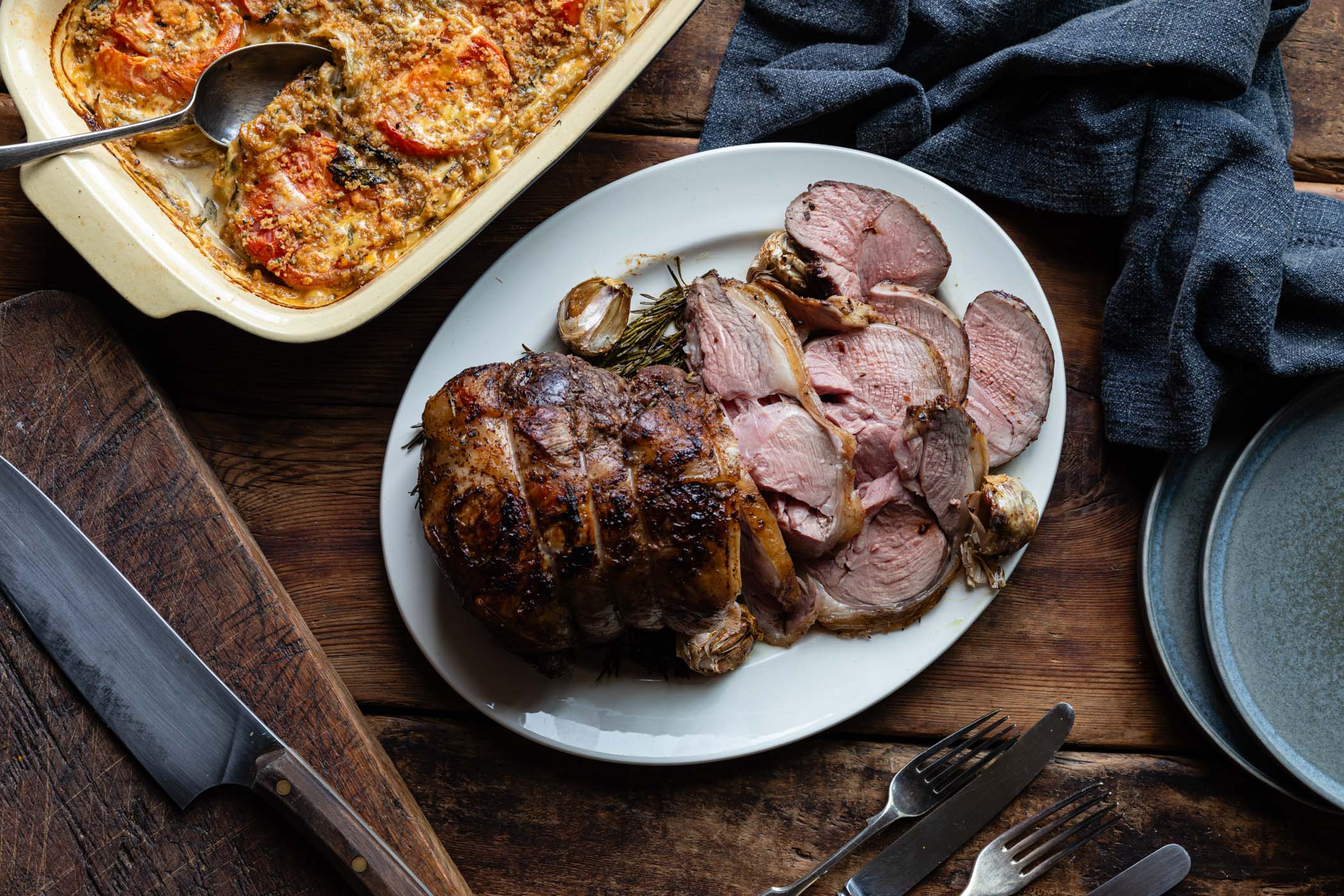 Leg of Swaledale Mutton, Boneless & Rolled