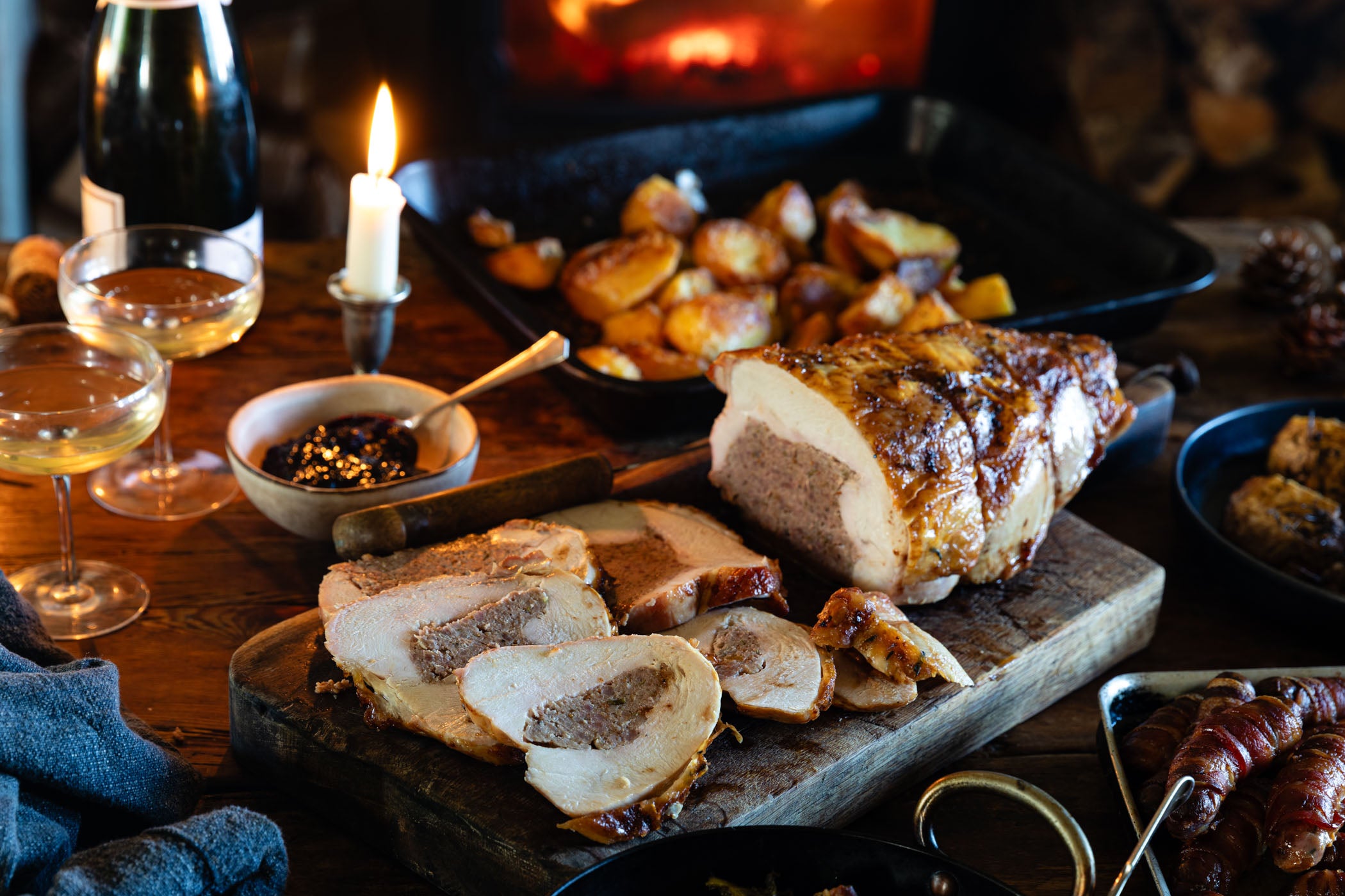 Rolled & Stuffed Turkey Breast