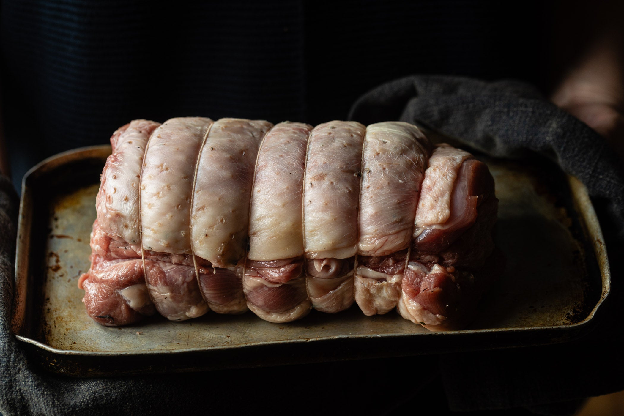 Rolled & Stuffed Turkey Leg