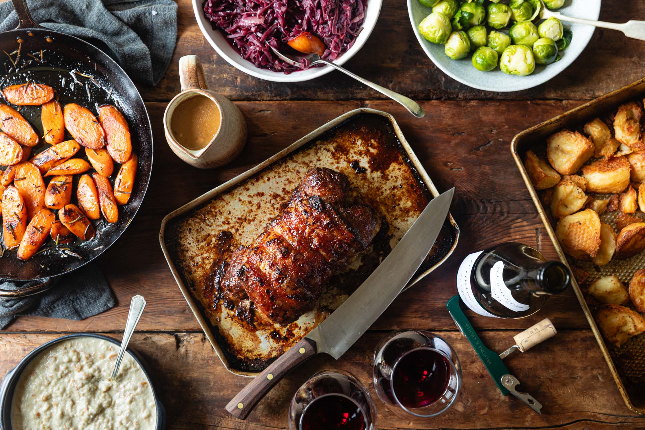 Rolled & Stuffed Turkey Leg