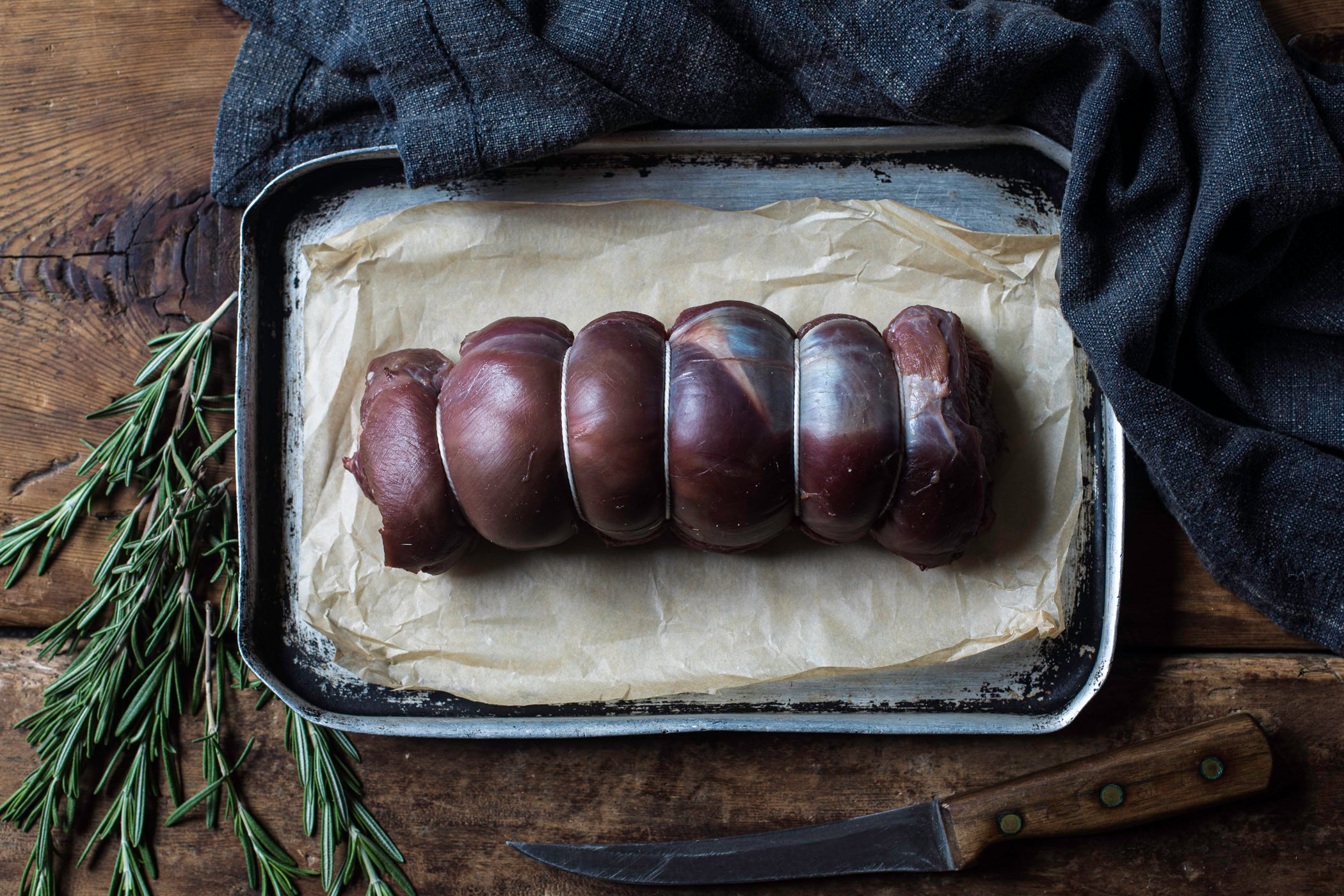 Rolled Shoulder of Venison Roast