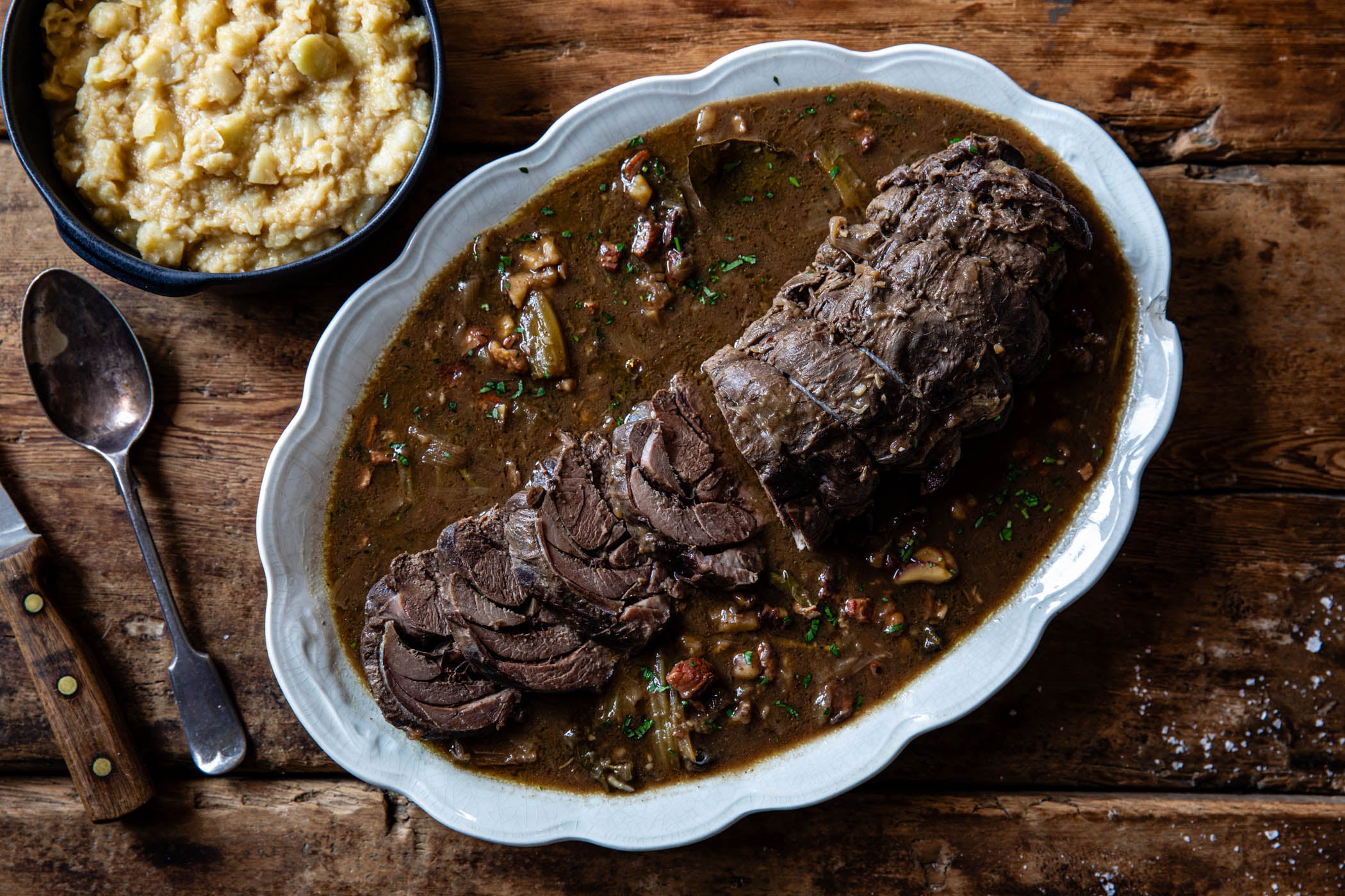 Rolled Shoulder of Venison Roast