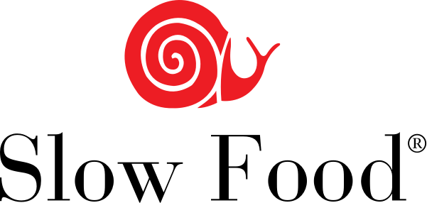 Slow Food logo with a red snail symbol