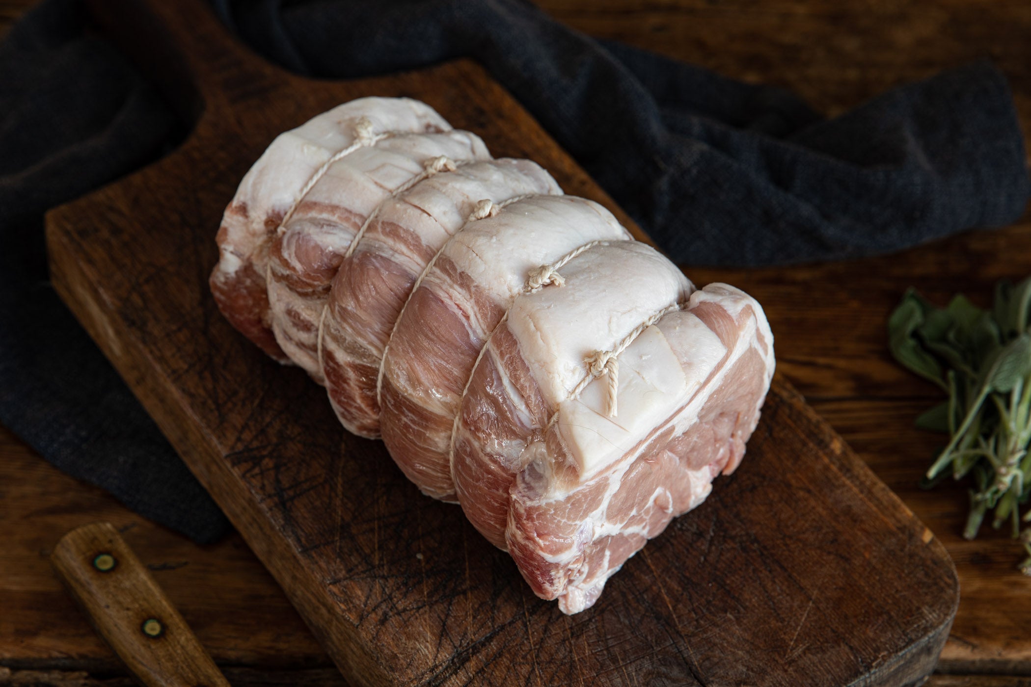 Buy Rolled Boneless Rindless Pork Shoulder Outdoor-Reared