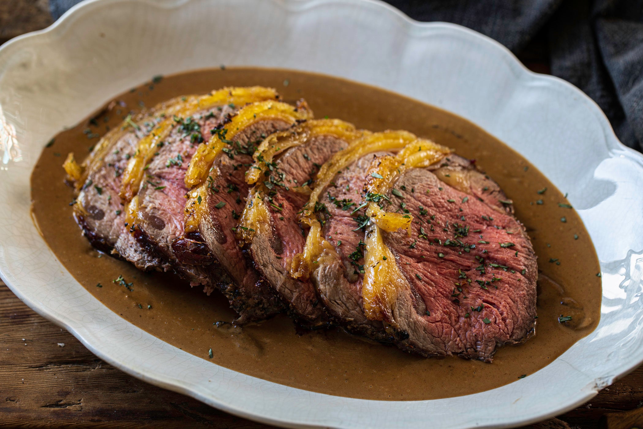 Rolled Sirloin of Beef Roast