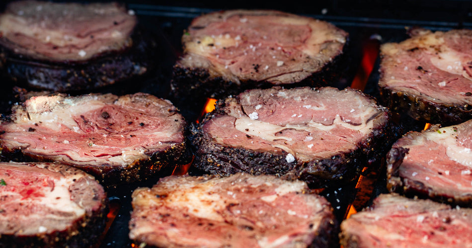 pan fried denver steak with bone marrow compound butter 