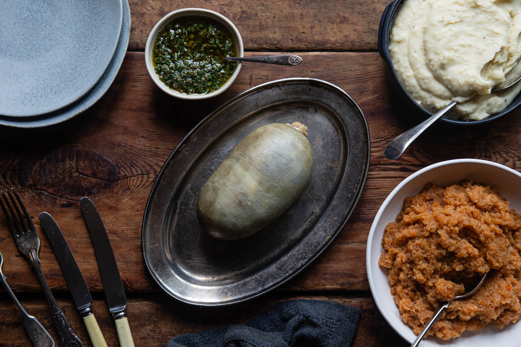 x GLORIOSA & Rosie Healey | Haggis for Burns Night