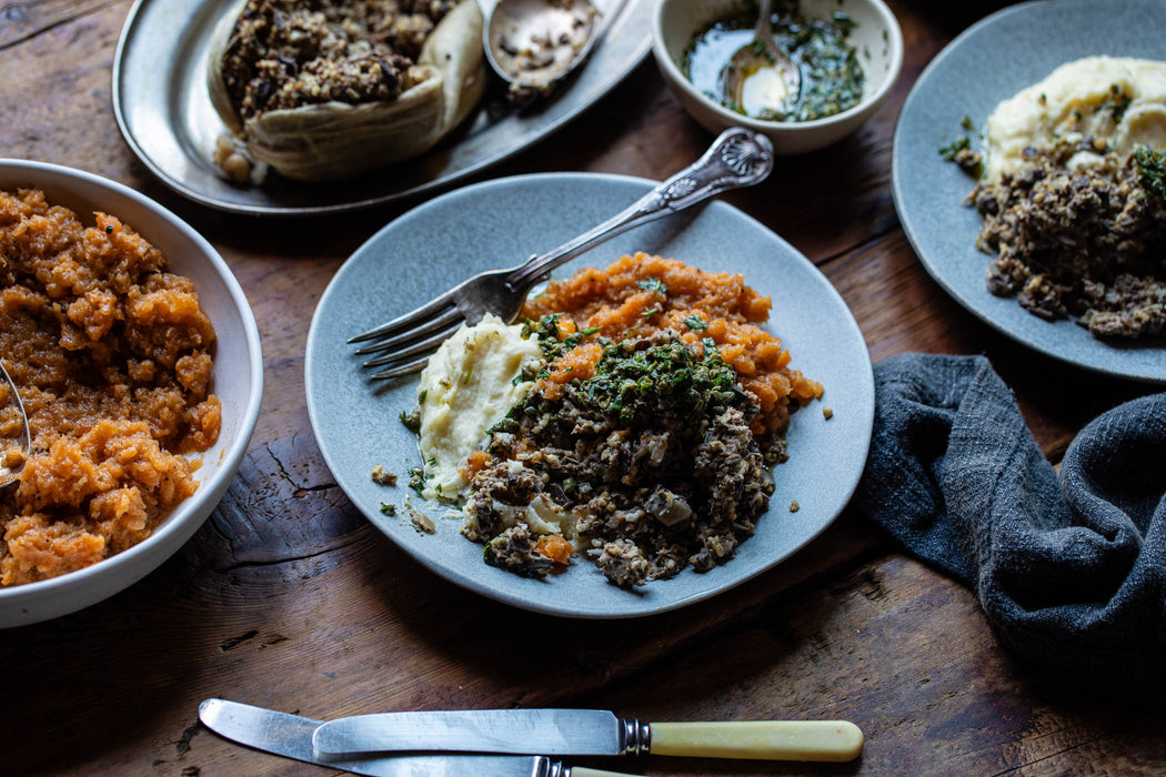 x GLORIOSA & Rosie Healey | Haggis for Burns Night