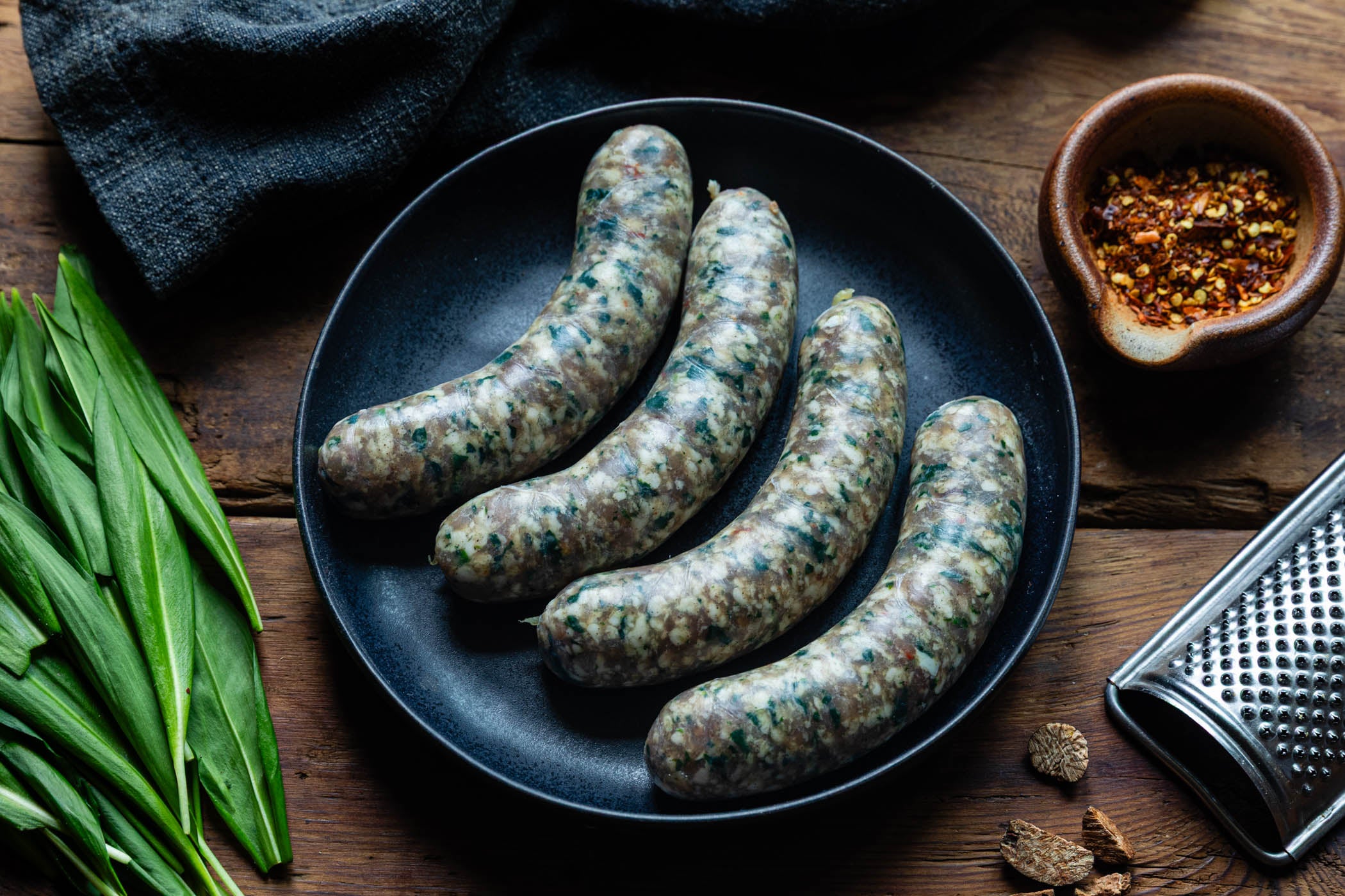 Pork & Wild Garlic Sausages