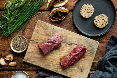 Onglet Steak with Cep Butter