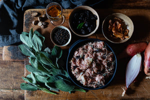 Pork, Prunes in Armagnac, Shallot & Sage Stuffing