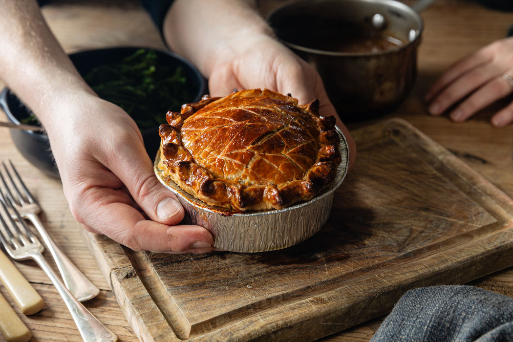 x Finer Pleasures | Chicken, Ham & Mushroom Pie