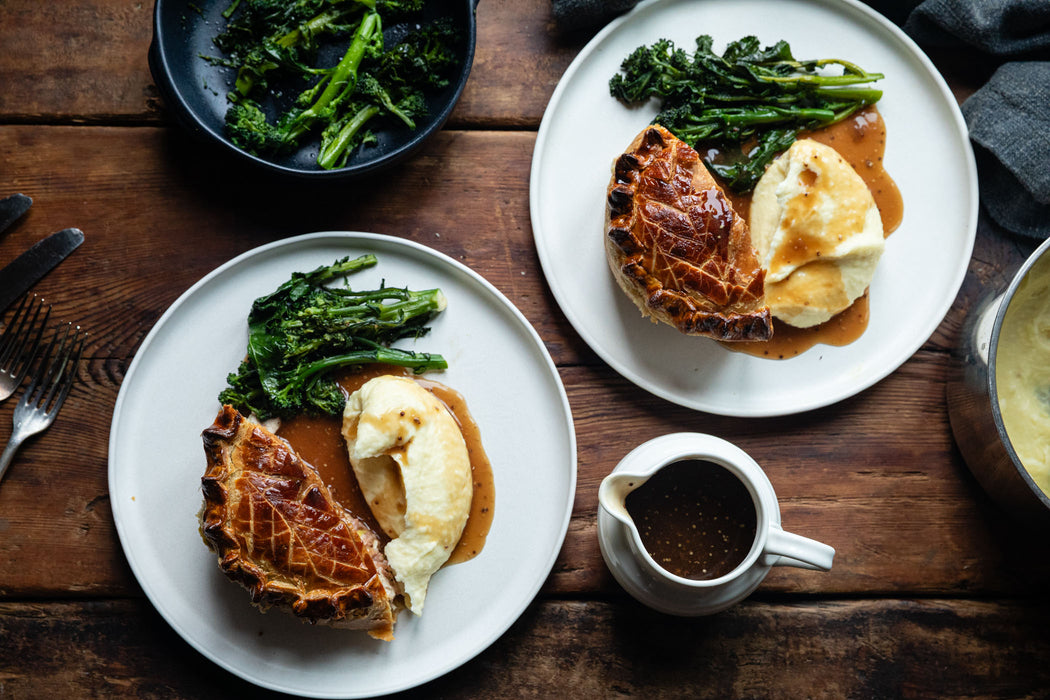 x Finer Pleasures | Chicken, Ham & Mushroom Pie