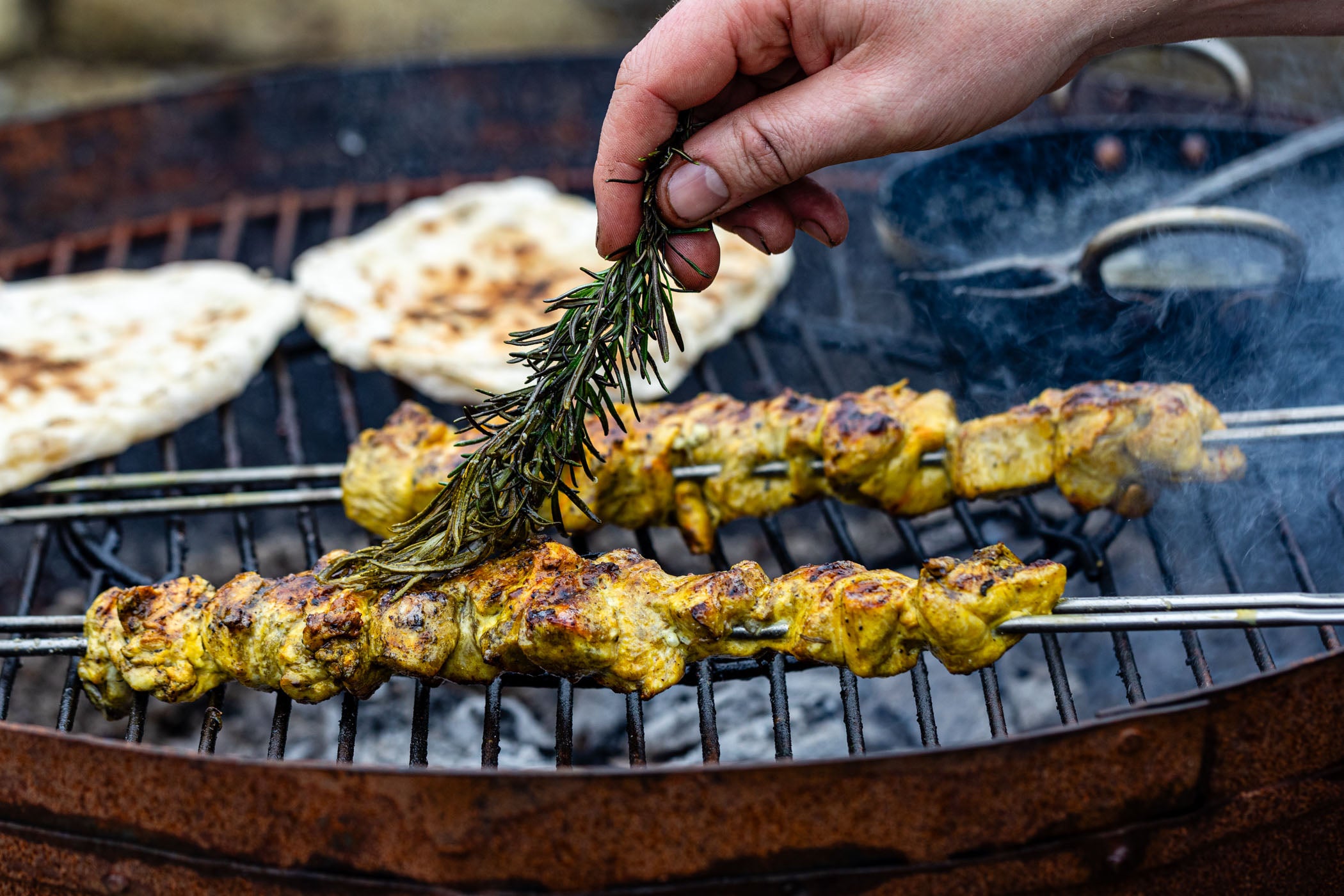 Anna Ansari's Iranian Chicken Skewers AKA Jujeh Kebab