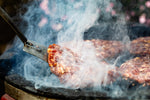 Smoked Lardo Steak Burgers