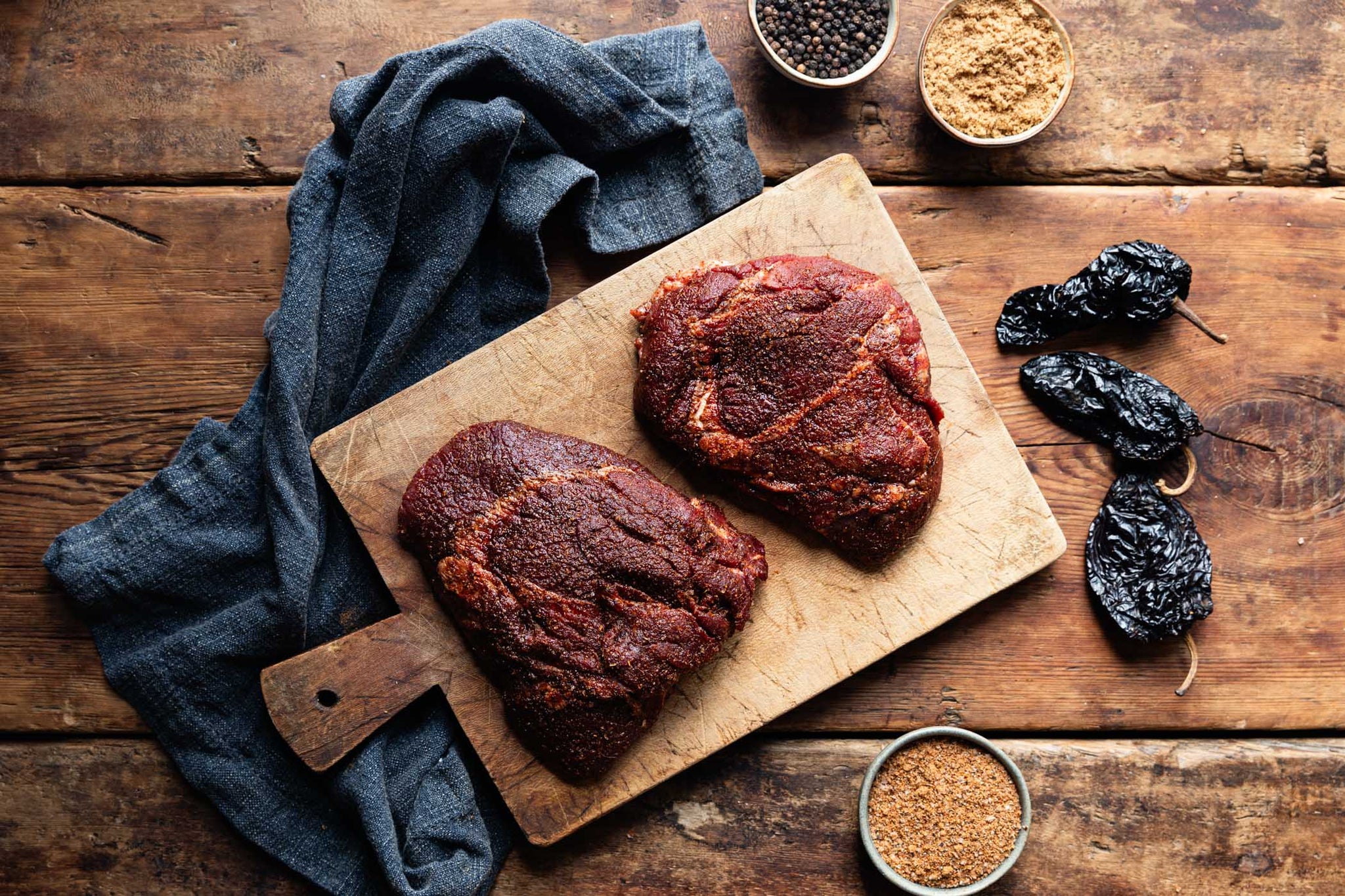 Ox Cheek, Pre-rubbed for Smoking or BBQing