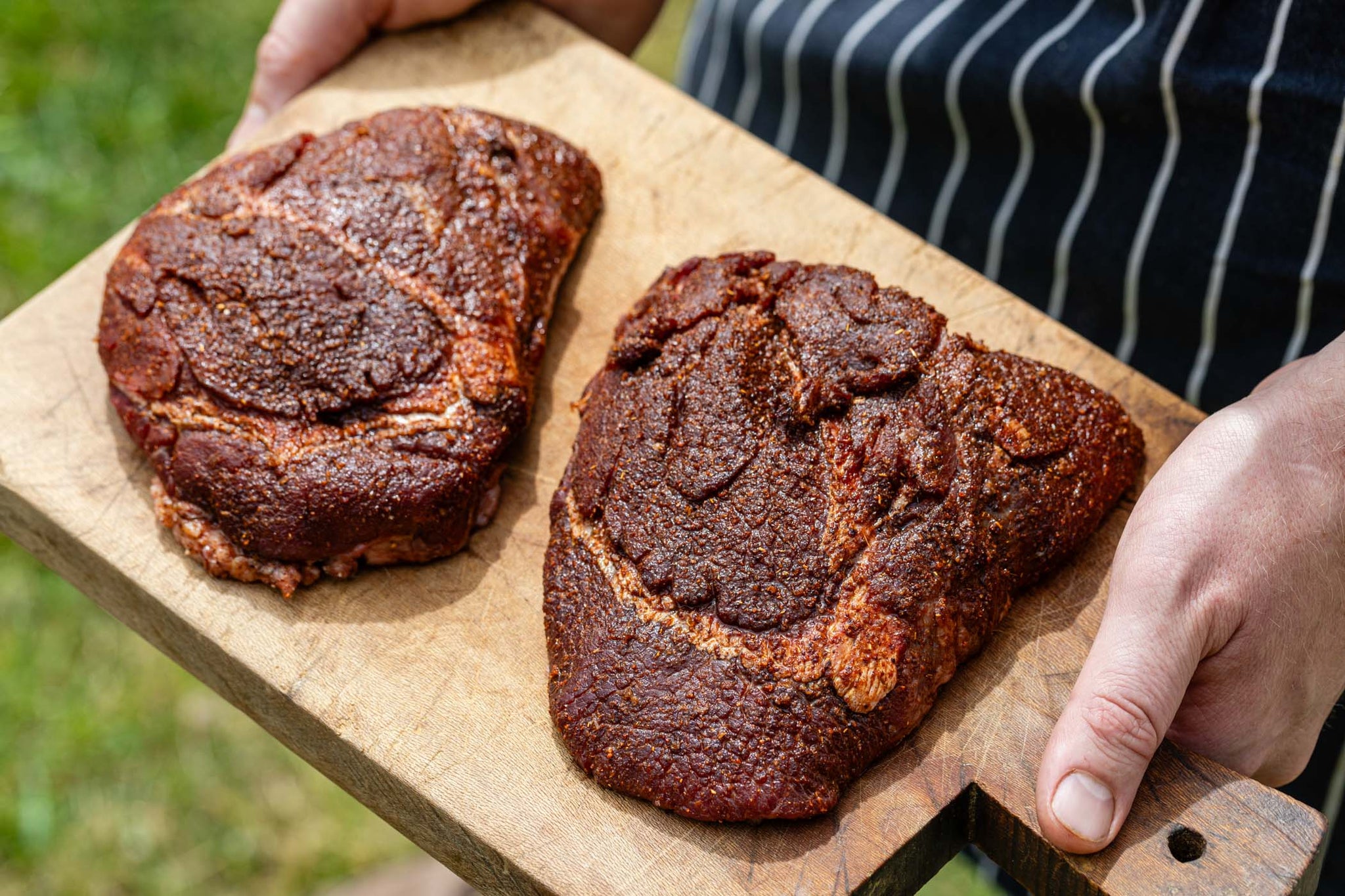 Ox Cheek, Pre-rubbed for Smoking or BBQing