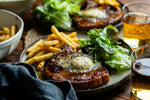 Pork Chop with Rosemary & Anchovy Butter