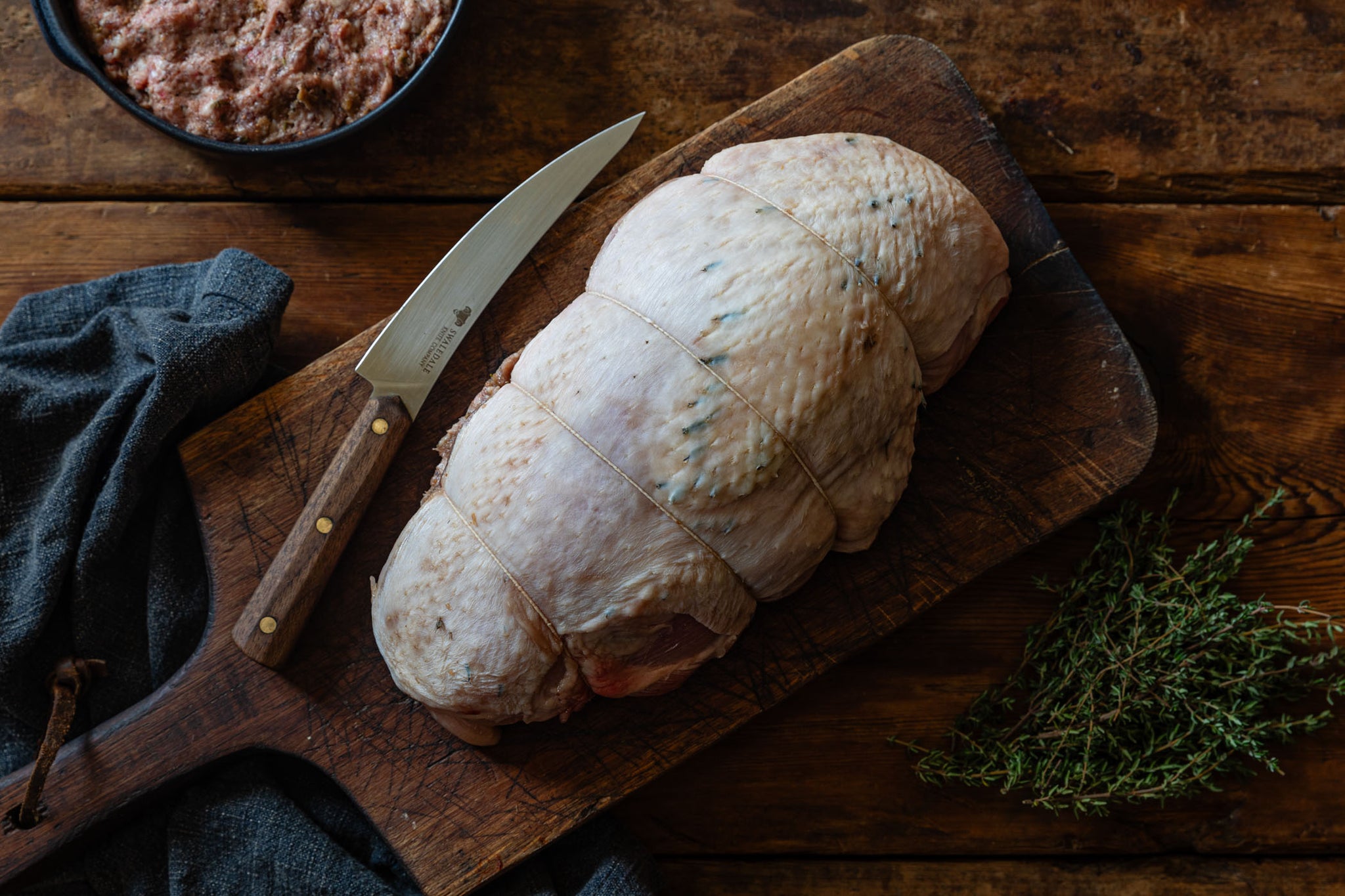 Rolled & Stuffed Turkey Breast