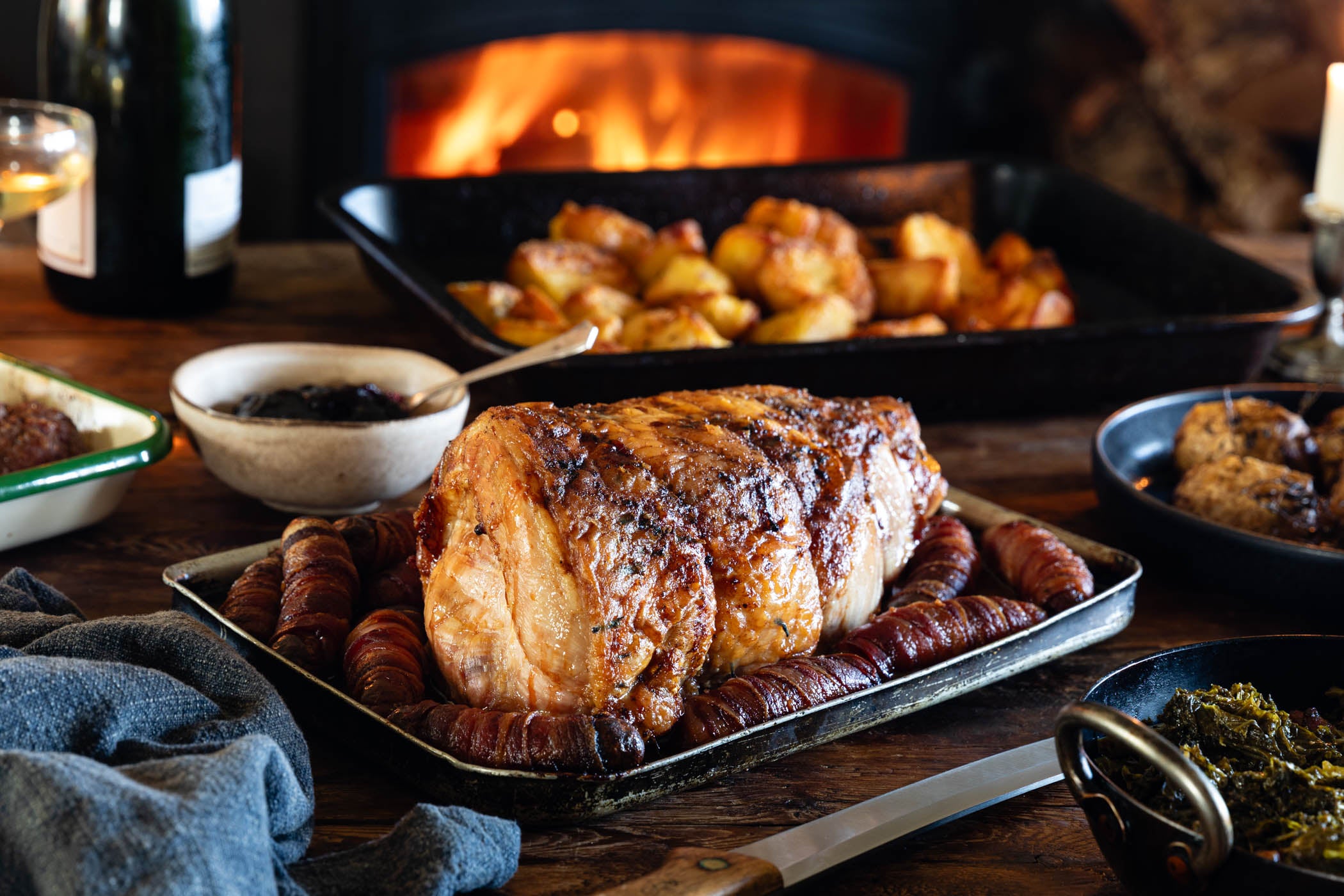 Rolled & Stuffed Turkey Breast