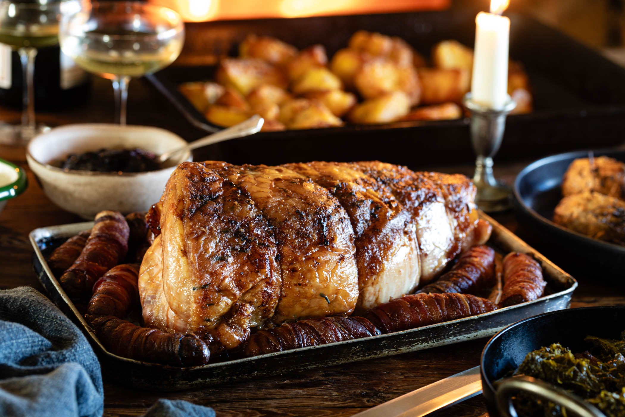 Rolled & Stuffed Turkey Breast