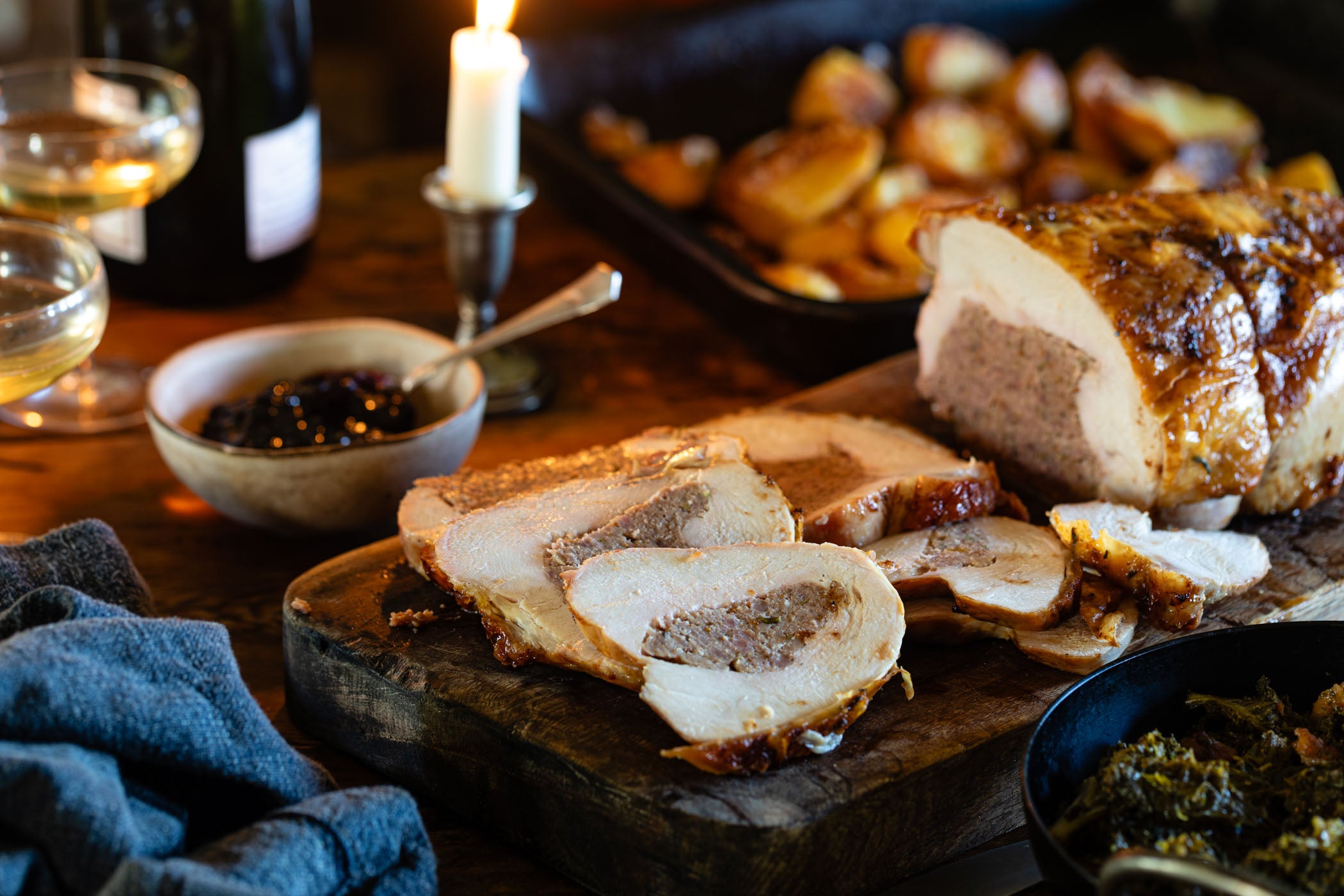 Rolled & Stuffed Turkey Breast