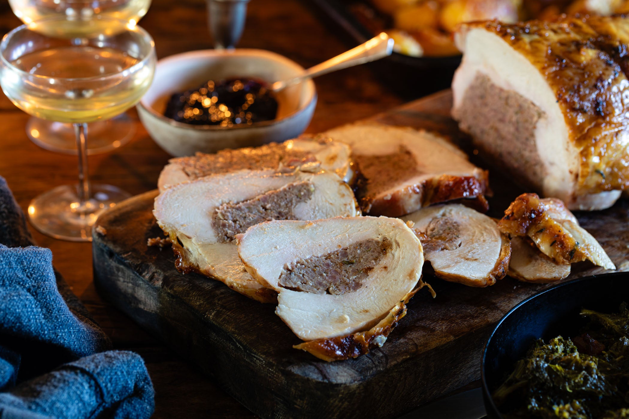 Rolled & Stuffed Turkey Breast