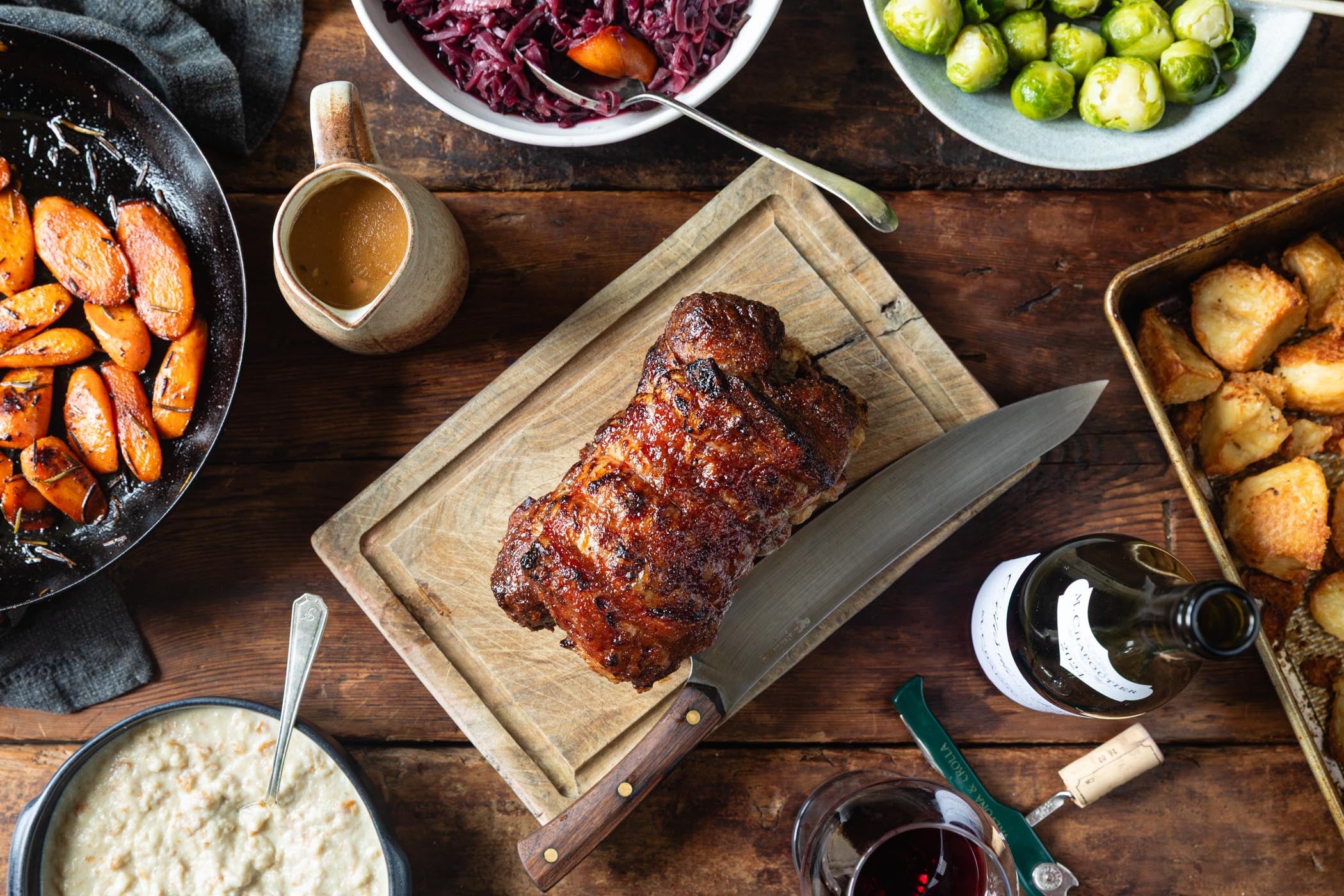 Rolled & Stuffed Turkey Leg