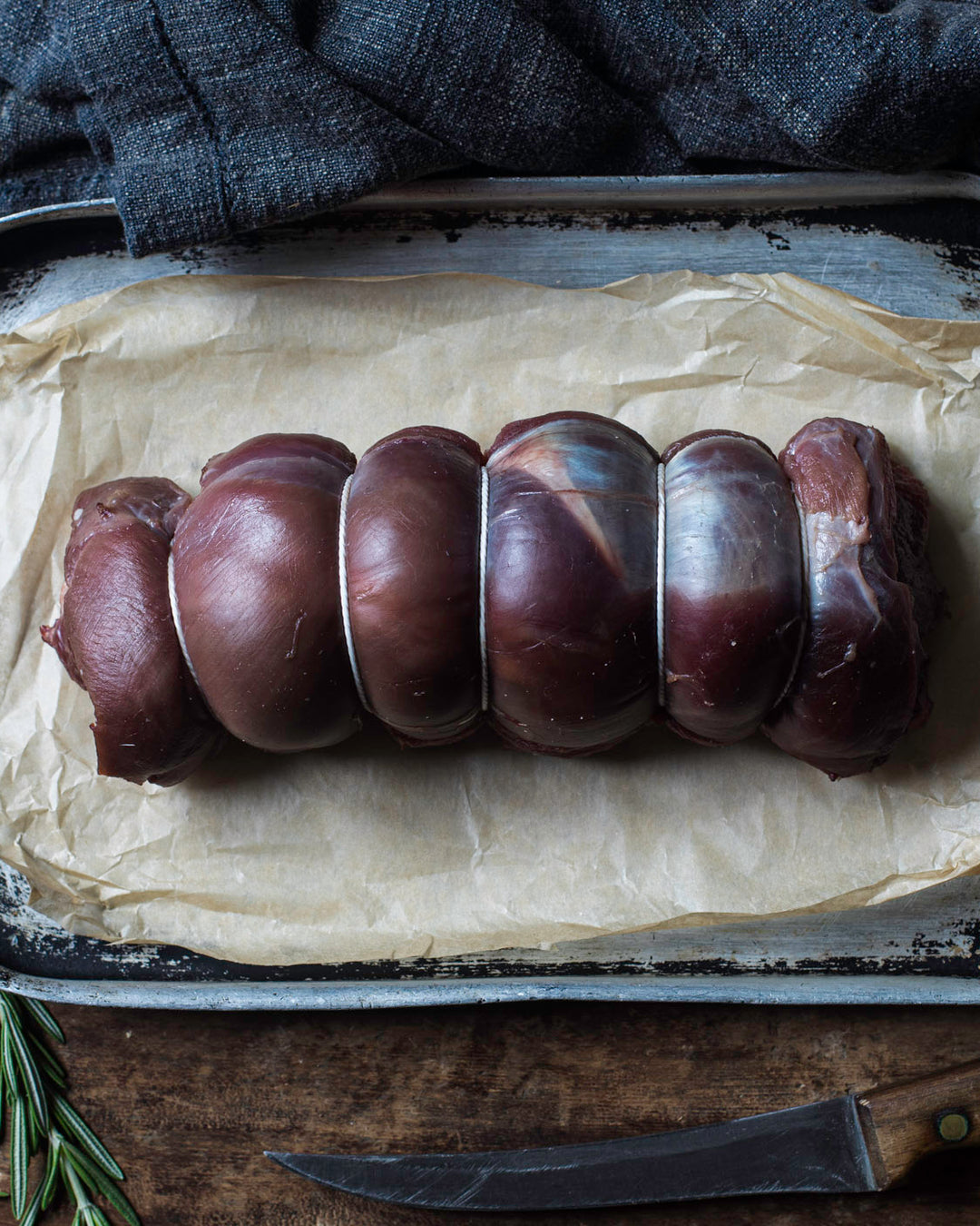 Rolled Shoulder of Venison Roast