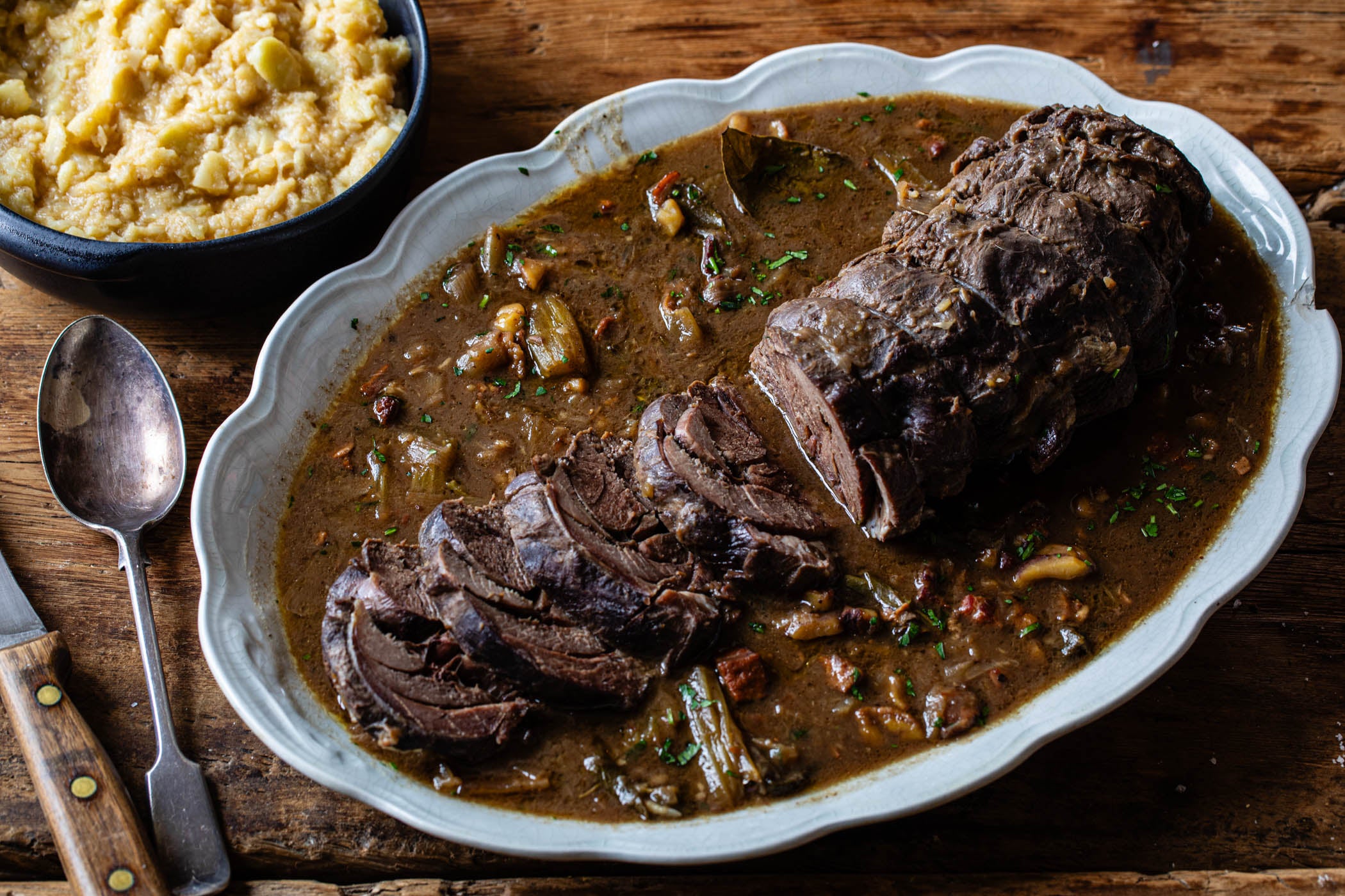 Rolled Shoulder of Venison Roast