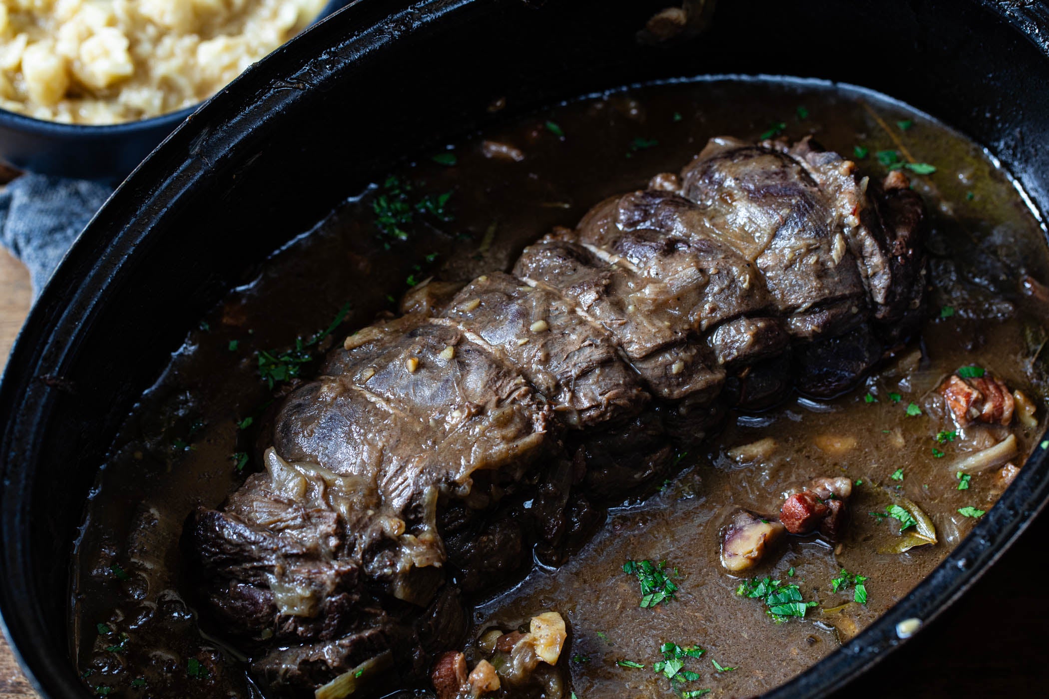 Rolled Shoulder of Venison Roast