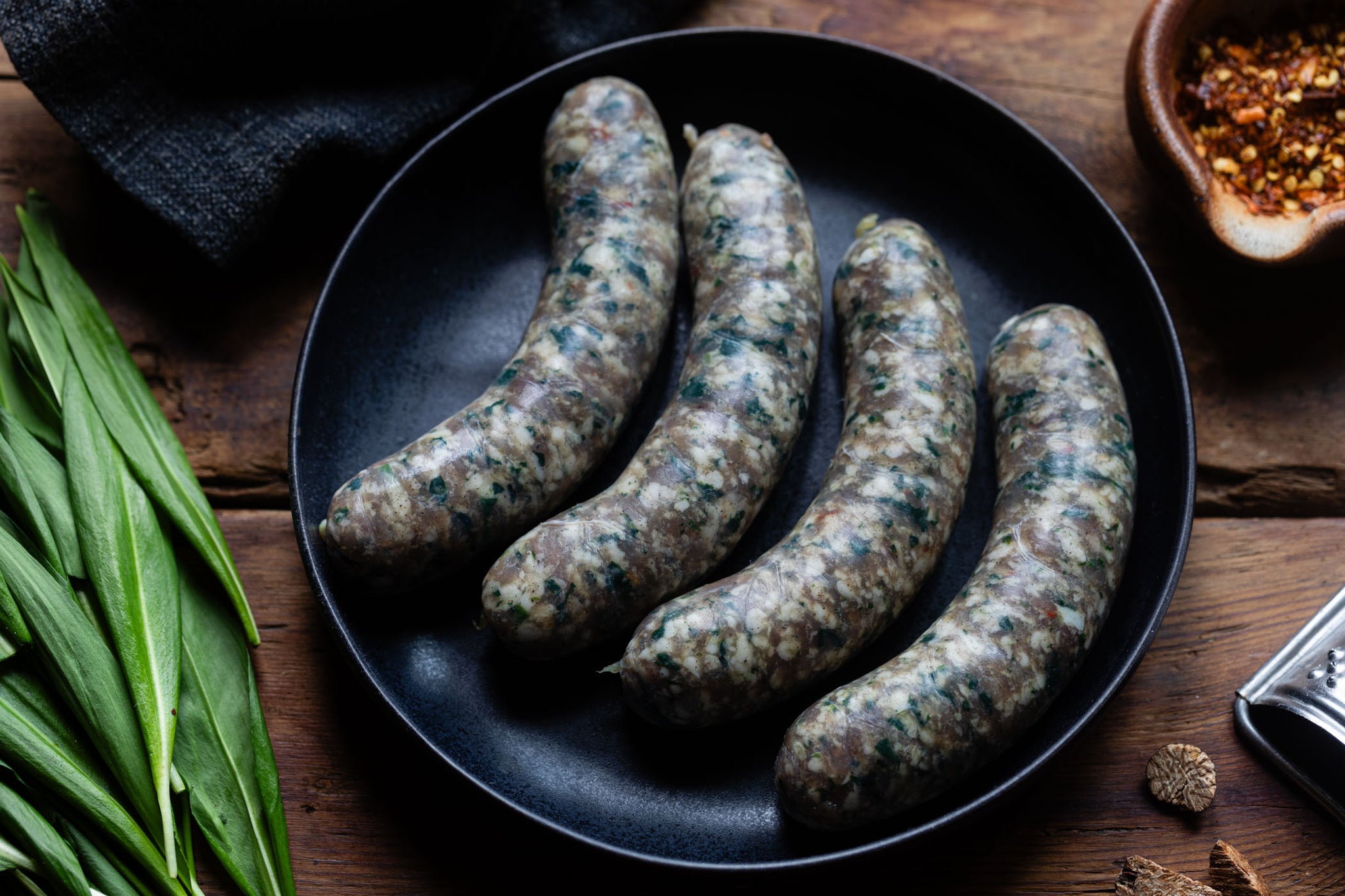 Pork & Wild Garlic Sausages