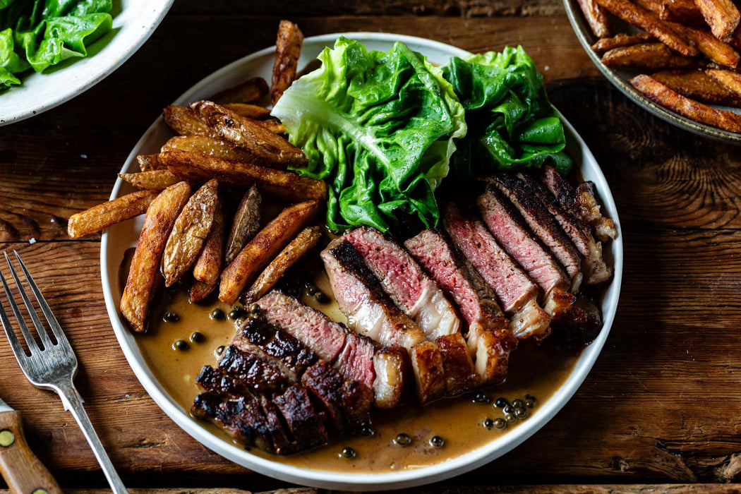 x Maison François | Entrecôte & Peppercorn Sauce