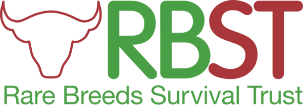 Logo of the Rare Breeds Survival Trust with a stylised bull icon