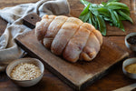 Rolled Cockerel with Wild Garlic Stuffing