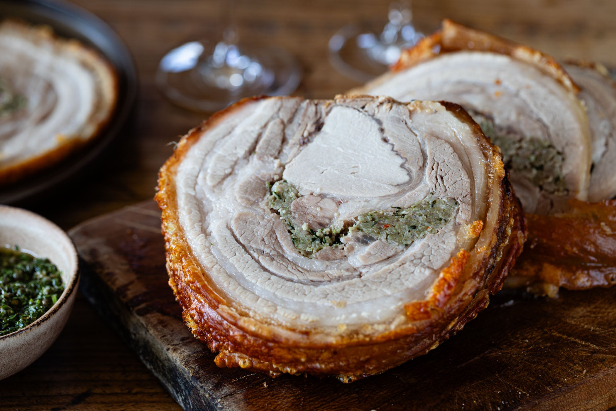 Easter Wild Garlic Porchetta