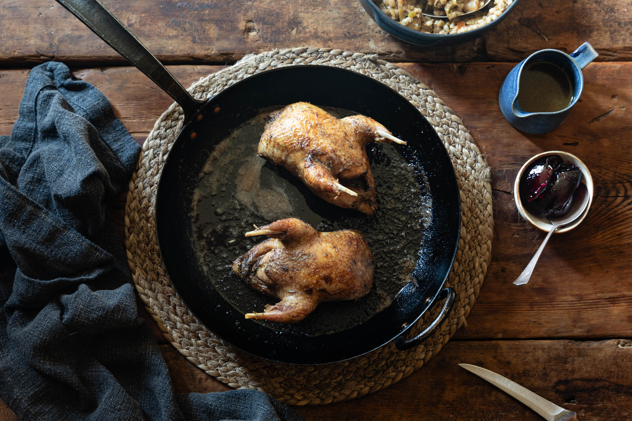 Eating Partridge x The Garden Museum Café | Brace of Partridge & Damson Jelly