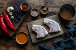 x Acme Fire Cult | Pork Loin Chops, Rindless + Grill Spice + Pork Jus & Fat + Mojo Rojo