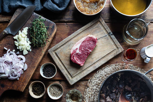 x Maison François | Entrecôte & Peppercorn Sauce