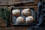 Chicken Thighs, Bone-In Skin-On