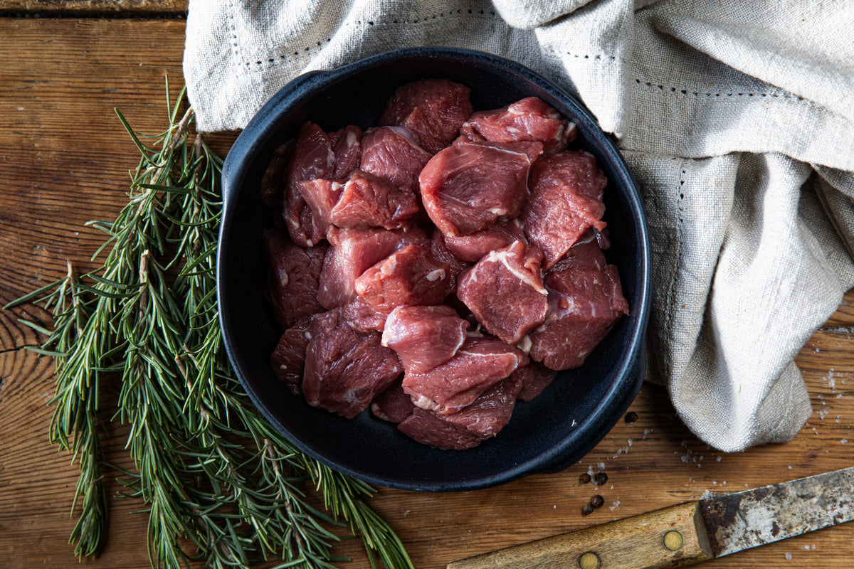 Buy Diced Leg of Lamb | Tender, Lean Heritage Breed Lamb