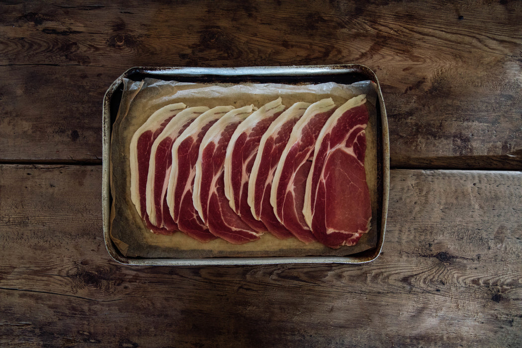 Quality cut Dry-cured Smoked Back Bacon