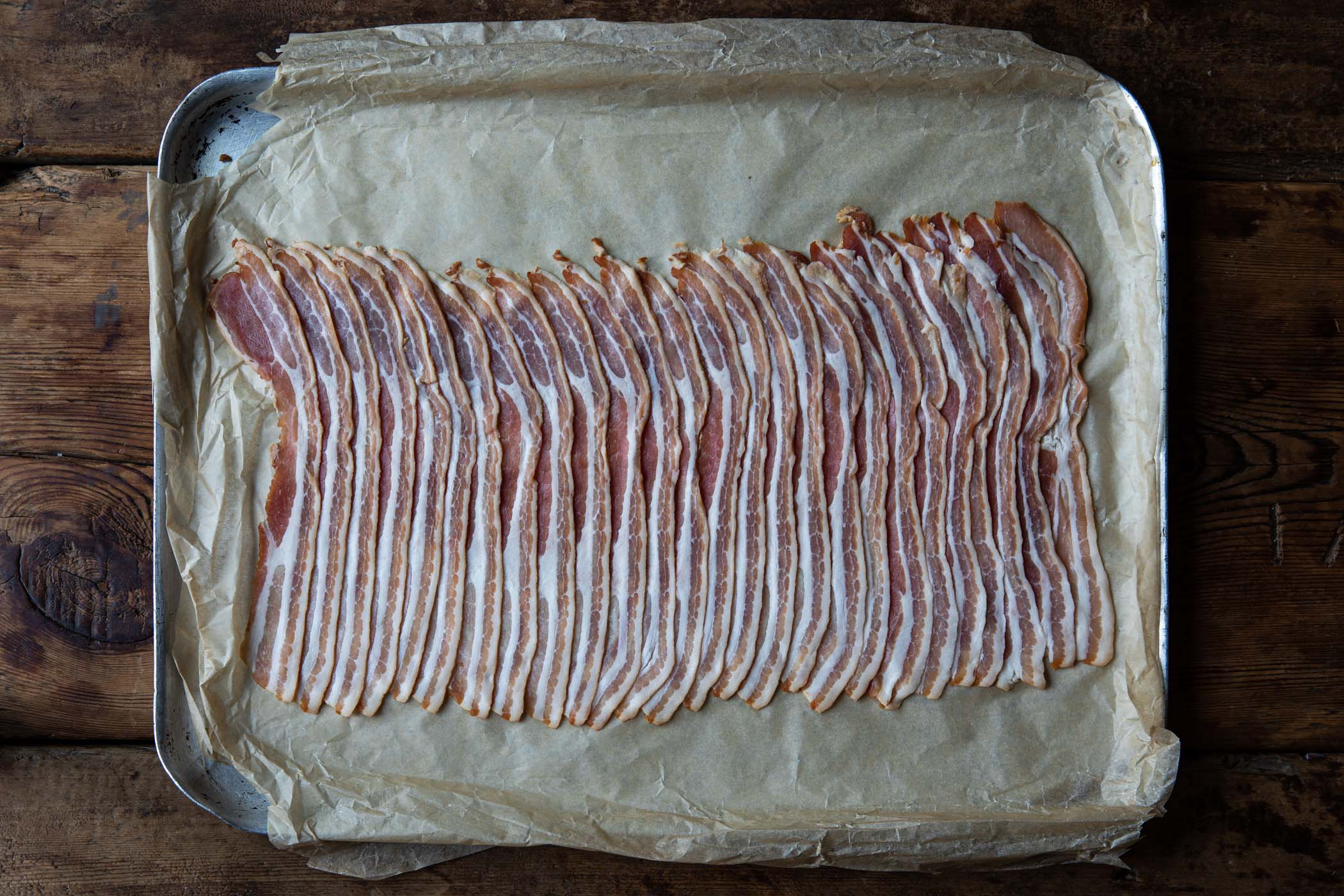 Dry-Cured Smoked Streaky Bacon, Extra-Thin Sliced