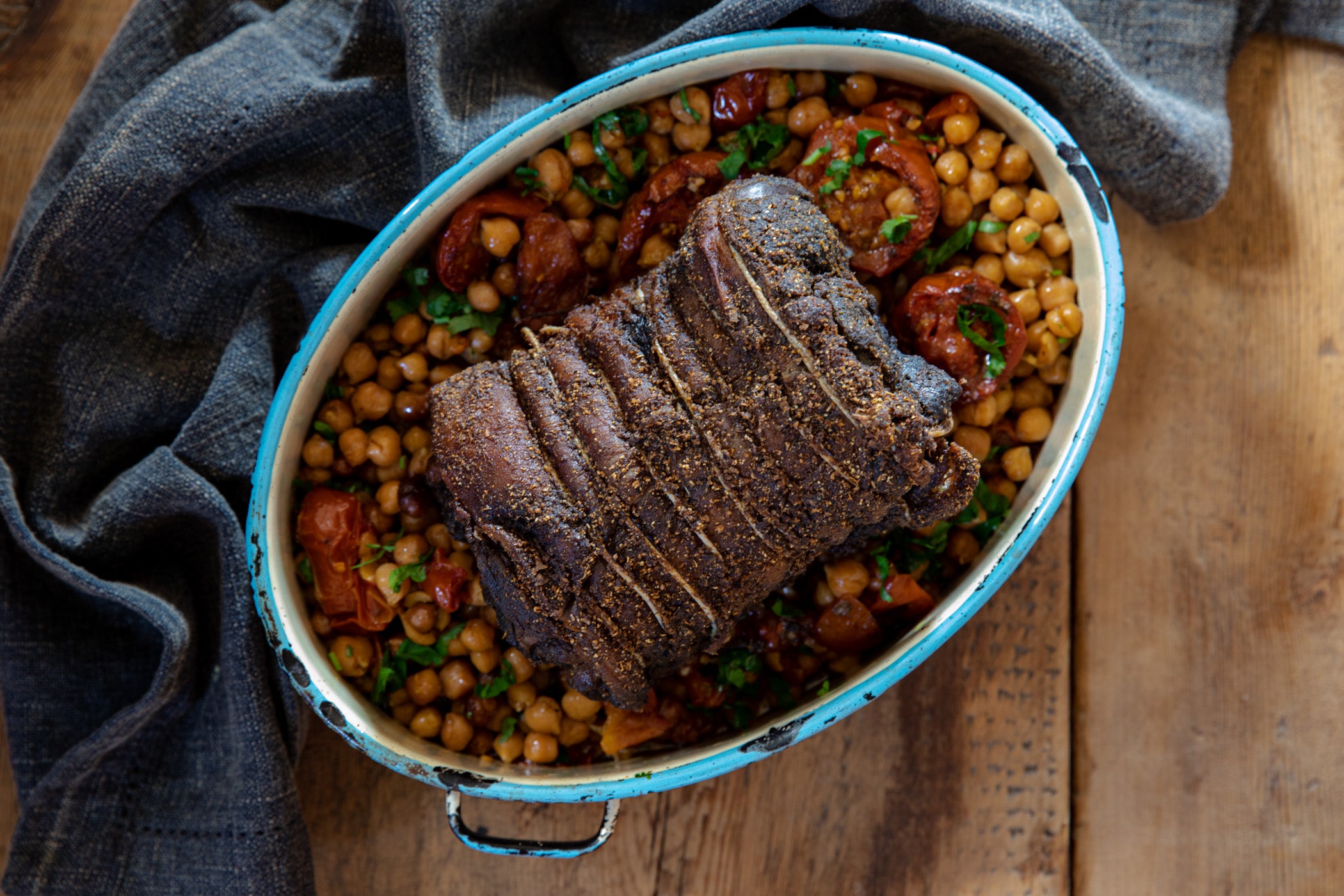 Shoulder of Swaledale Mutton, Boneless & Rolled